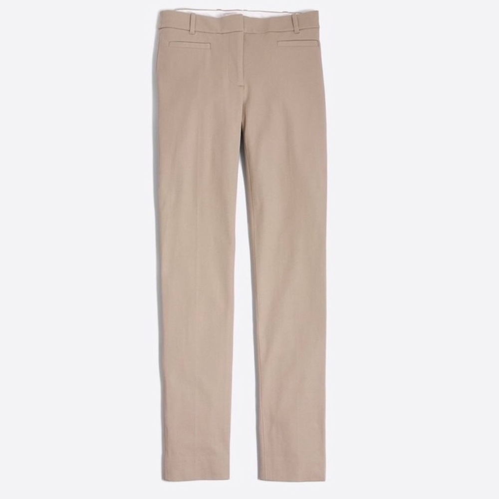 J. Crew Khaki Lexie Skinny Dress Pants, Size 4R